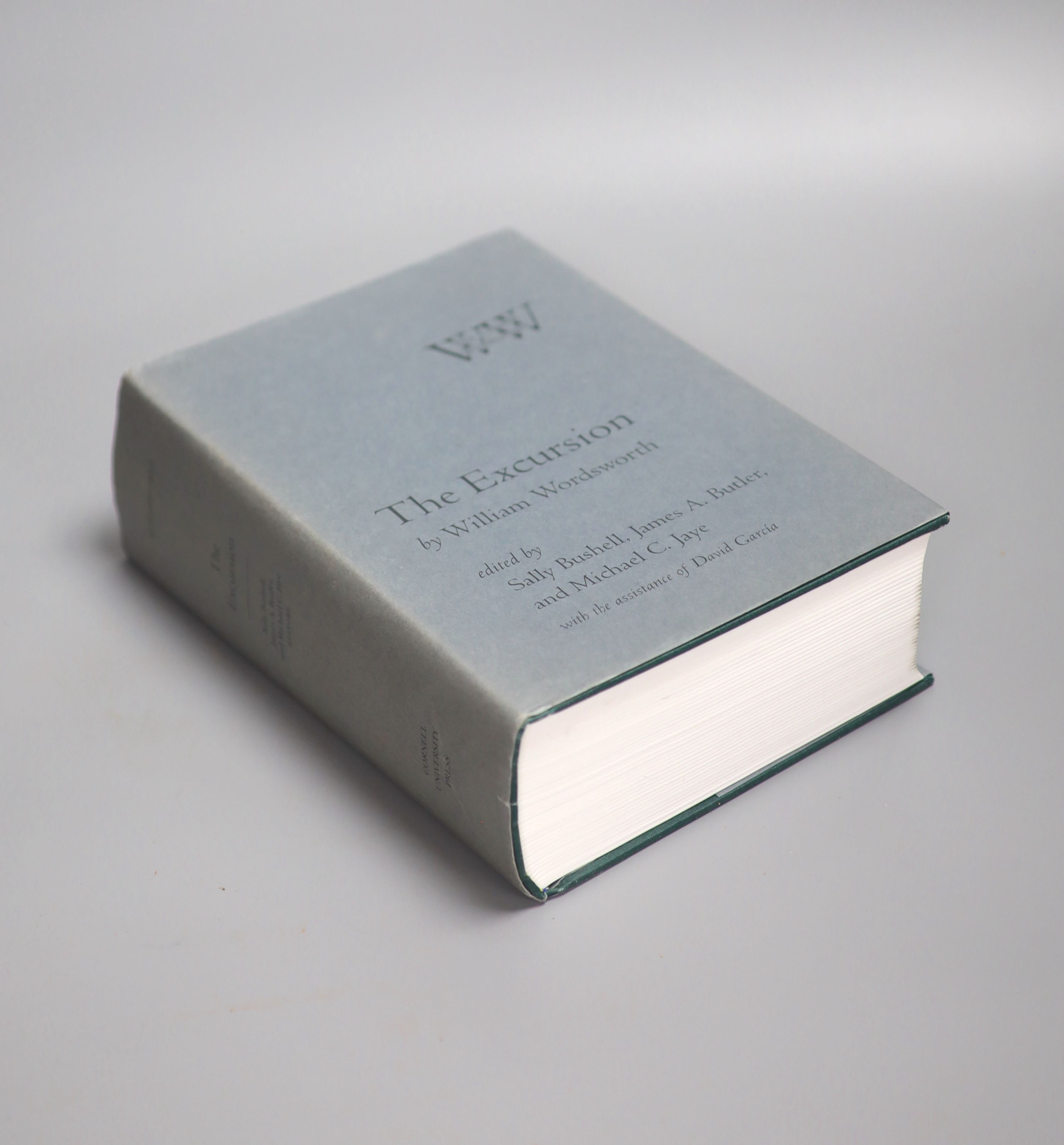 Wordsworth, William- The Excursion (The Cornell Wordsworth), qto, green cloth with dj, Cornell University, 2007